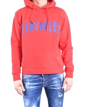 DSquared² Cotton Sweatshirt - Red