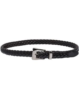 Adriano Meneghetti Ellartesta Leather Belt - White