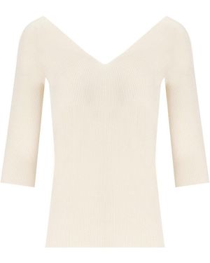 Weekend by Maxmara Oceano Ecru Top - White