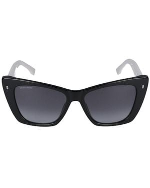 DSquared² Sonnenbrille Icon 0006/S 80 S Schwarz Weiß /16/145 - Mehrfarbig