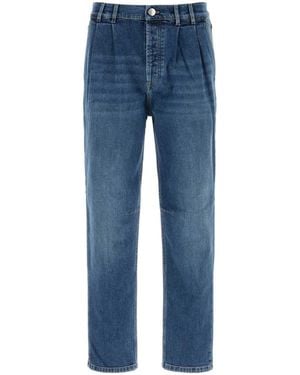 Brunello Cucinelli Stretch Denim Jeans - Blue