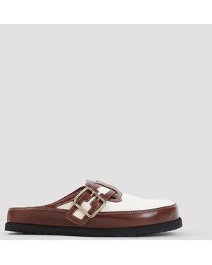 Birkenstock Birkenstock 1744 Boston Canvas Sabot - Braun