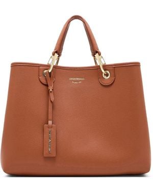 Emporio Armani My Ea Medium Shopping Bag - Brown