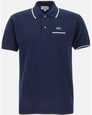 Polos Hombre Manga Corta Polo Lacoste Regular Fit Hombre Azul