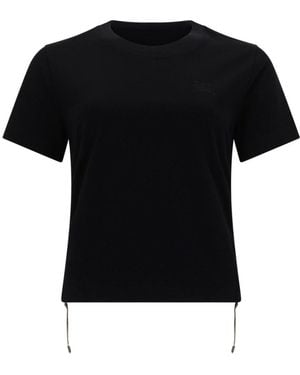 Burberry Crew Neck T-Shirt - Black