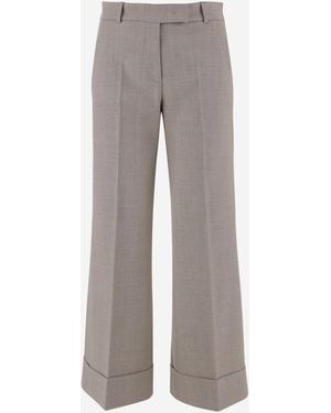 QL2 Donna Wool Trousers - Grey