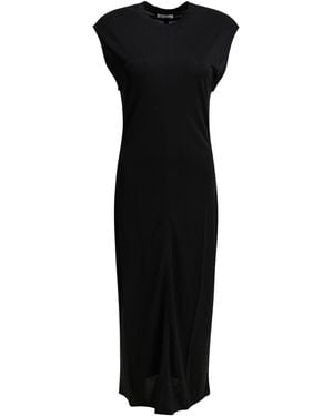Ami Paris Long Sheath Dress Dresses Black