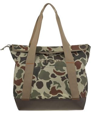 Filson Scout Waterproof Fabric Tote Bag - Metallic