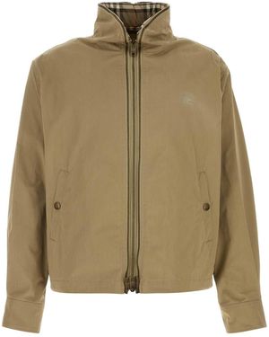 Burberry Cotton Jacket - Natural