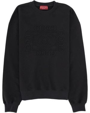 Gucci Sweatshirt With Logo - Black