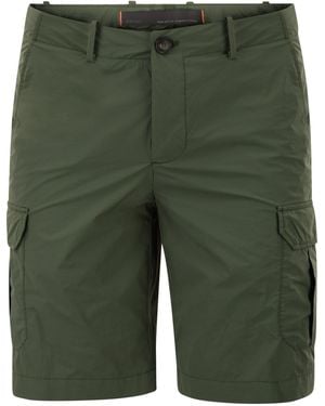 Rrd Stretch Technical Cargo Bermuda Shorts - Green