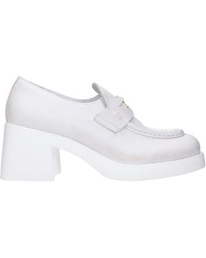 Miu Miu Décolleté/Dirty Leather - White
