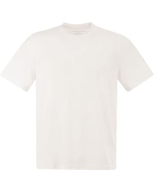 Majestic Lyocell And Organic Cotton T Shirt - White