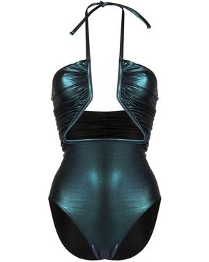 Rick Owens Uitgesneden Badpak - Blauw