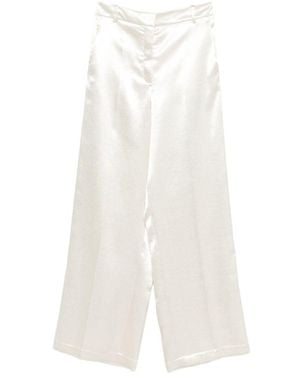 Alysi Glänzende Hose - Weiß