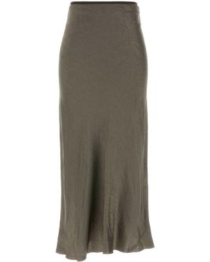 Maison Margiela Satin Skirt - Green