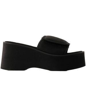 Courreges Tauchwellensandalen Courreves Polyester schwarz