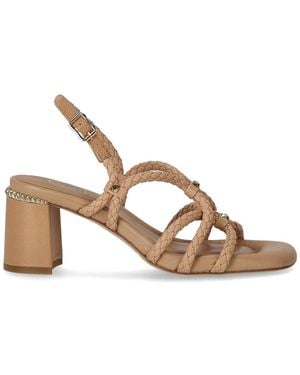 Ash Jasmine Skin Heeled Sandal - Metallic