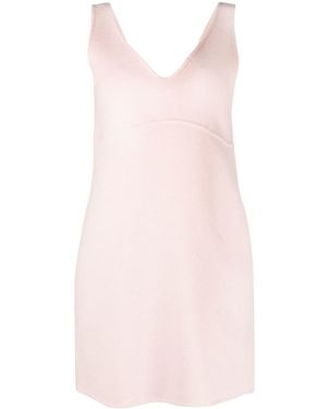 P.A.R.O.S.H. Vestido Corto Sin Mangas - Rosa