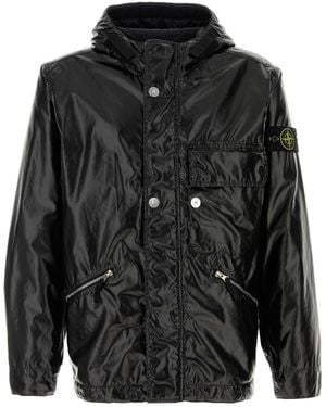 Stone Island Cotton Jacket - Black