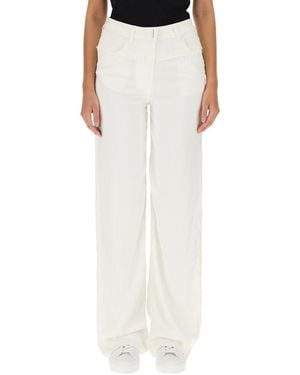 Givenchy Oversized Denim Jeans - White