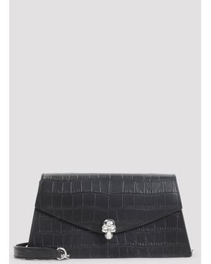 McQueen Alexander Mc Queen Totenkopf-Minitasche - Schwarz