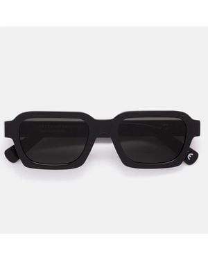 Retrosuperfuture Caro Black Njs Zwart/zwarte Unisex Zonnebril