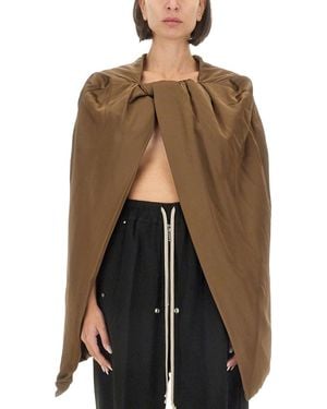 Rick Owens Upholstered Hood - Brown