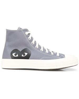 COMME DES GARÇONS PLAY Comme Des Garçons X Converse All Star High-Top Trainers - White