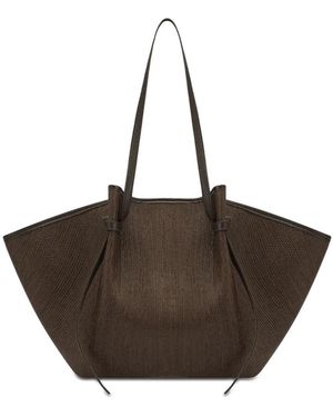 Yuzefi Shoulder Bag Mochi Raffia - Brown