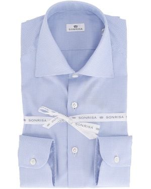 Sonrisa Camicia Uomo - Blau