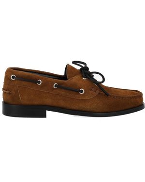 Aeyde "Harris" Suede Loafer - Brown