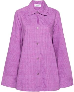 Rodebjer Bahar Stripe Shirt ls - Morado