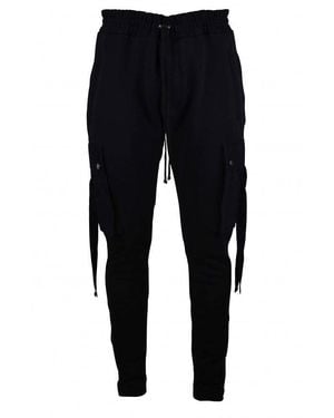 Amiri Utility Cargo Trousers With Drawstring Waist - Blue
