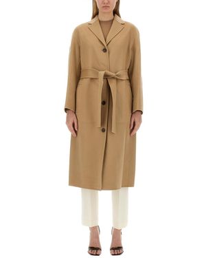 Theory Belted Coat - Natural
