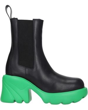 Bottega Veneta Stivaletti Donna Pelle Nero/Parrocchetto - Green