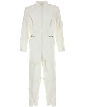Prada Cotton Jumpsuit - White