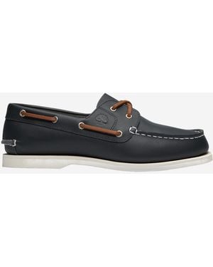 Timberland Mocasines Classic Boat de cuero - Azul