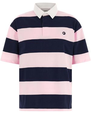 Coperni Gestreiftes -Poloshirt - Blau