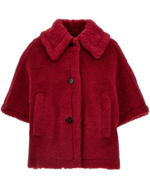Max Mara Cape "Tenebre" - Rot