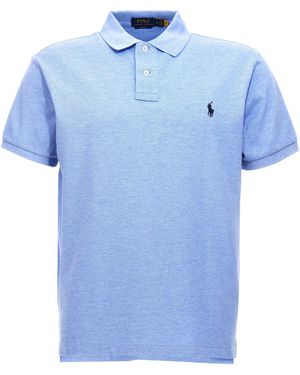 Polo Ralph Lauren Logo Polo Shirt - Blauw