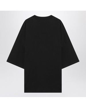 Jil Sander Wide Crew Neck T Shirt - Black