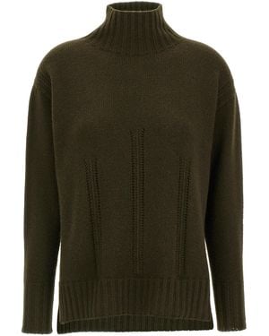 Tom Ford Perforated Cashmere Blend Sweater - Green