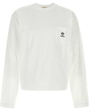 Versace Cotton T Shirt - White