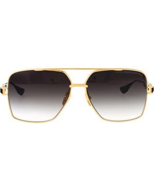 Dita Eyewear Aviator Sunglasses Dts159 A 01 Gld Blk - Metallic