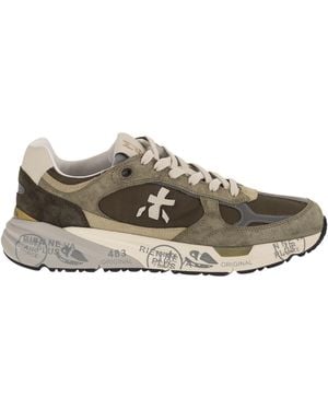 Premiata Mase25 8022 Sneakers With Side Logo - Green