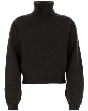 LeKasha Chocolate Cashmere Bangkok Sweater - Black