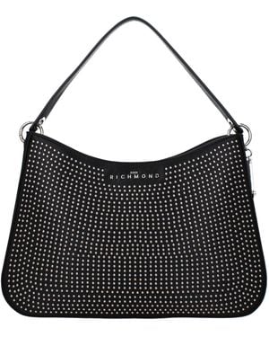 John Richmond Borse A Mano Donna Tessuto Nero - Black