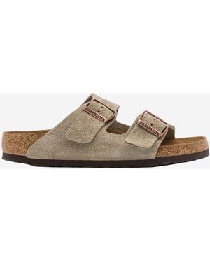 Birkenstock Suede Sandals With Adjustable Straps - Brown