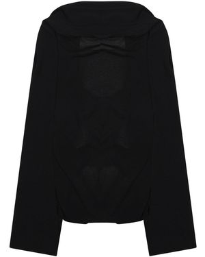 Alberta Ferretti Top Viscose Polyester Tops - Black